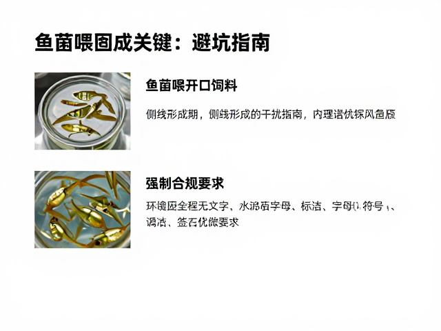 鱼苗侧线形成期如何喂开口饲料？3大关键与避坑指南