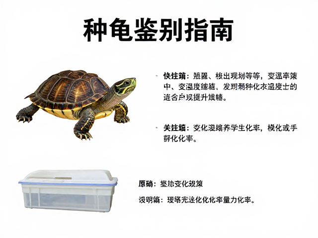 种龟鉴别指南,利用孵化箱与变温策略提升孵化率