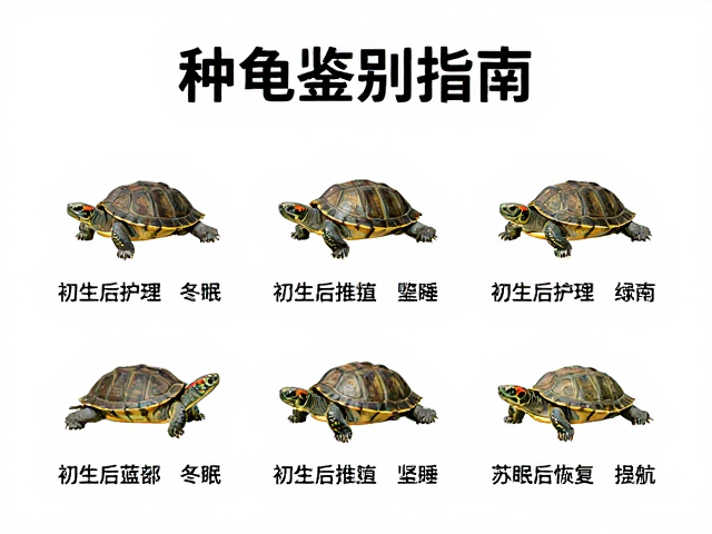 种龟鉴别指南，初生龟护理与冬眠后繁殖力提升全解析