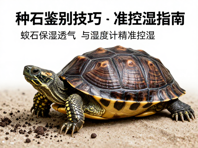 种龟鉴别技巧，蛭石保湿透气与湿度计精准控湿指南