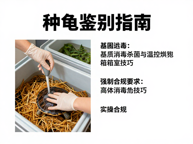种龟鉴别指南,基质消毒杀菌与温控孵化箱室实操技巧