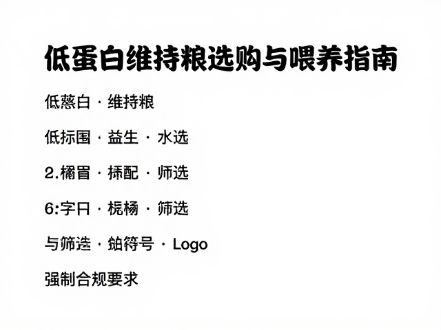 小型慈鲷幼苗怎么喂？低蛋白维持粮选购与喂养指南