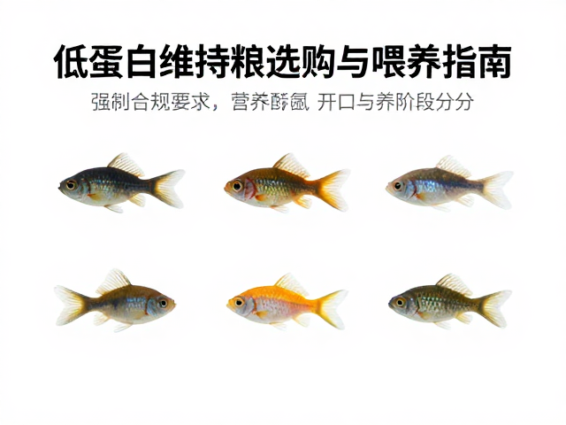 小型慈鲷幼苗怎么喂？低蛋白维持粮选购与喂养指南