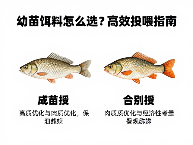 幼苗到成鱼收藏，高蛋白饵料怎么选？高效投喂指南