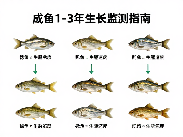 鱼苗到成鱼1-3年生长监测指南,如何精准计算生长速度