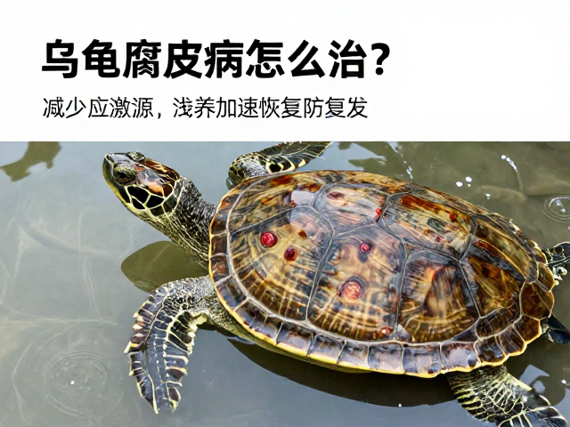 乌龟腐皮病怎么治?减少应激源,浅水静养,加速恢复防复发
