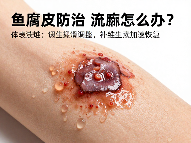 鱼腐皮病防治,体表溃烂流脓怎么办?补充维生素加速恢复