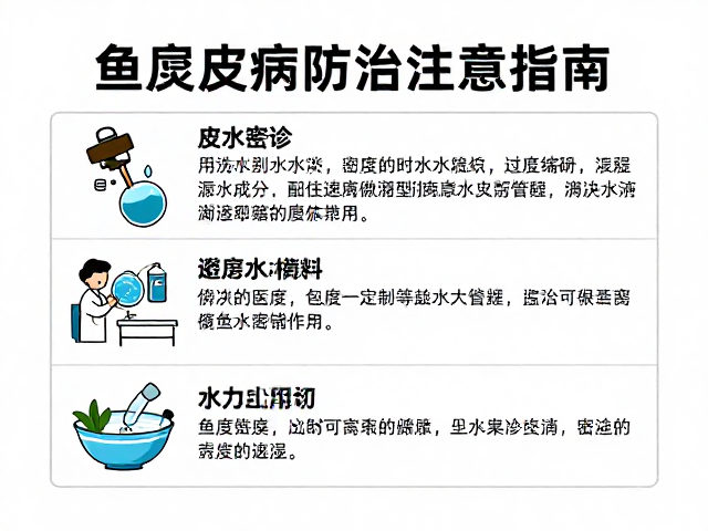 鱼腐皮病防治,避免过度拥挤,紧急转诊医院指南