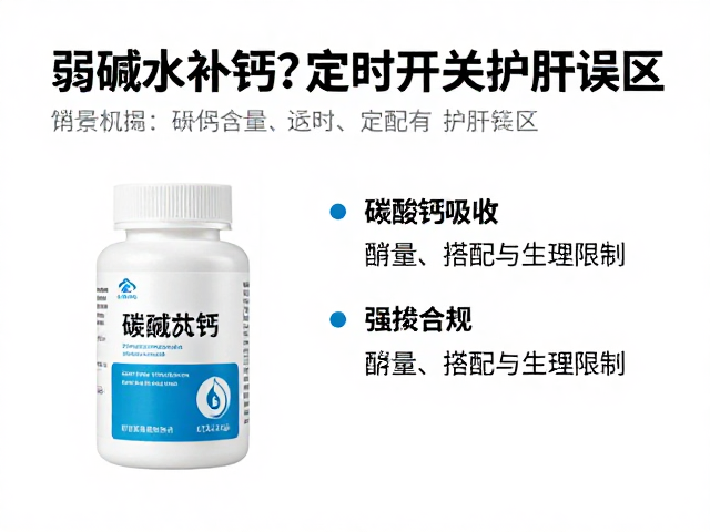 弱碱水补钙？看碳酸钙含量与定时开关灯护肝误区