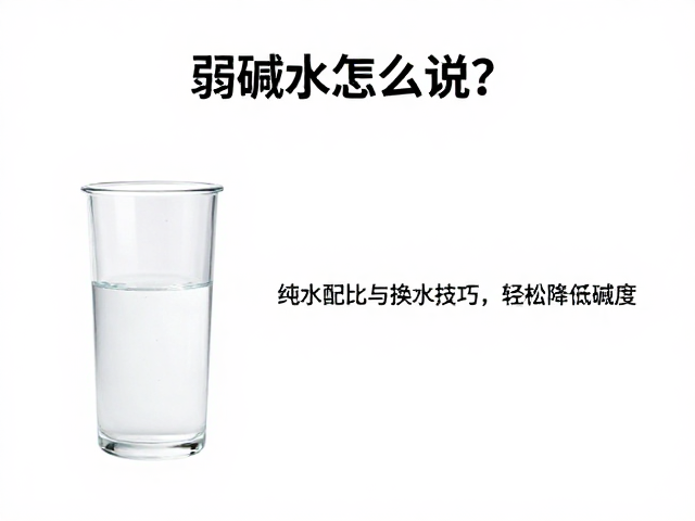 弱碱水怎么兑？纯水配比与换水技巧，轻松降低碱度
