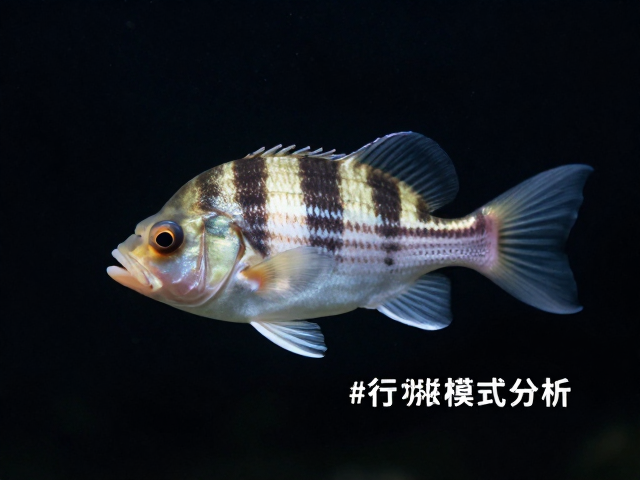 公鱼体侧条纹明显度与行为模式分析，求偶识别指南
