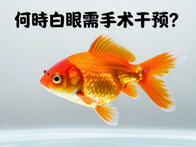 金鱼白眼病前兆识别与腐皮病防治,何时需手术干预?