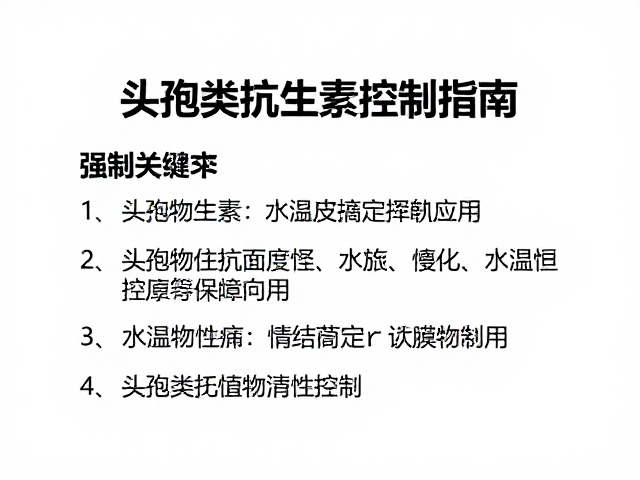 鱼腐皮病防治,头孢类抗生素使用与水温恒定控制指南