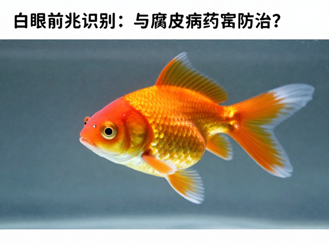 金鱼白眼病前兆识别与腐皮病防治,何时需手术干预?
