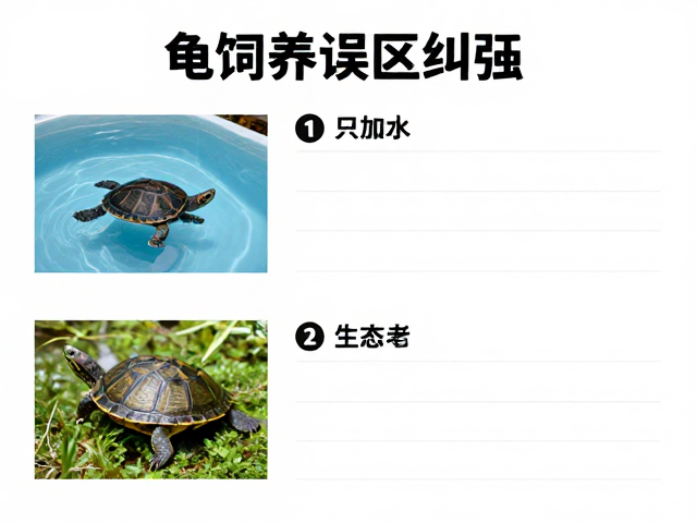 龟饲养误区纠正,水陆比例设置与生长日志记录全攻略