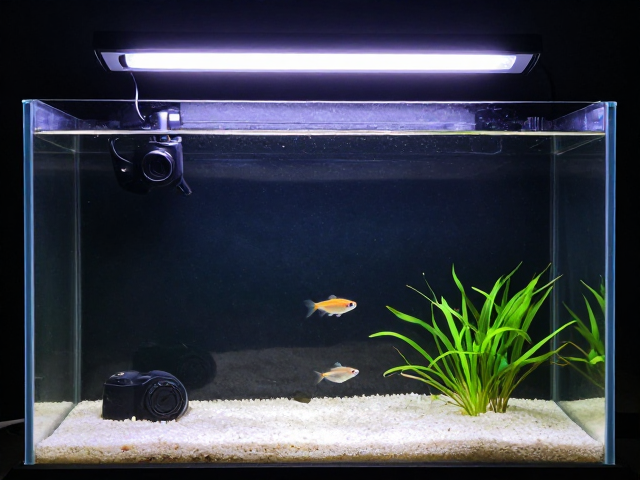 裸缸养鱼怎么选灯？全光谱LED搭配小型鱼，打造清新水族生态