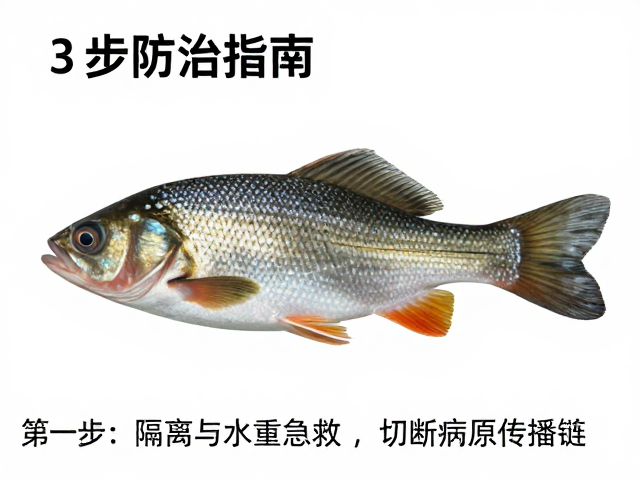 鱼体表白点絮状物？触诊观察确诊腐皮病，3步防治指南