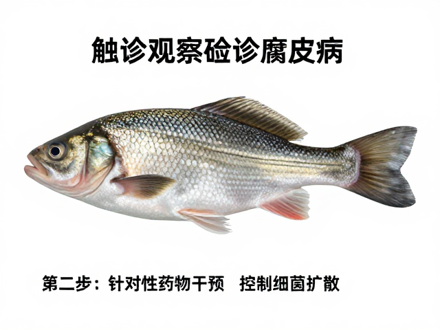 鱼体表白点絮状物？触诊观察确诊腐皮病，3步防治指南