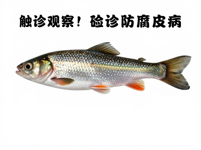 鱼体表白点絮状物?触诊观察确诊腐皮病,3步防治指南