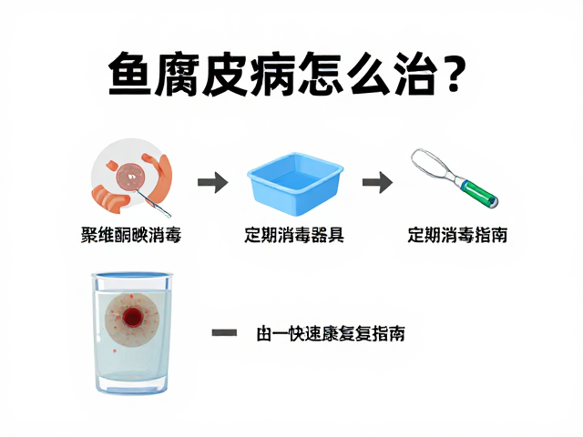 鱼腐皮病怎么治?聚维酮碘消毒,定期消毒器具,快速康复指南