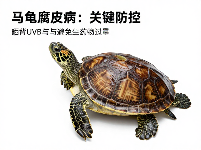 乌龟腐皮病防治,晒背UVB与避免药物过量的关键