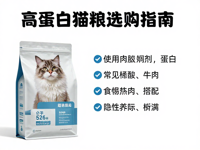 高蛋白猫粮选购指南,专用粮与常见用品避坑全解析
