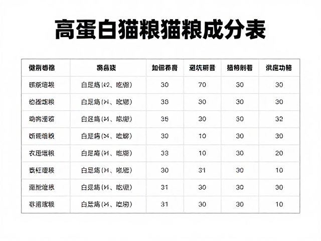 高蛋白猫粮选购指南,专用粮与常见用品避坑全解析