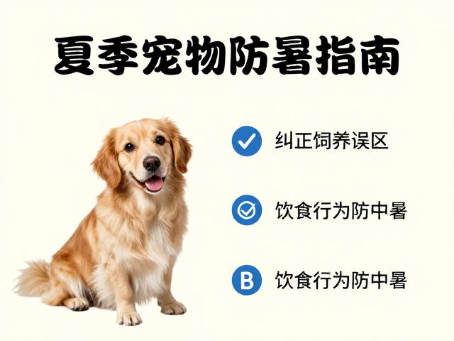夏季宠物防暑指南，纠正饲养误区，观察进食行为防中暑