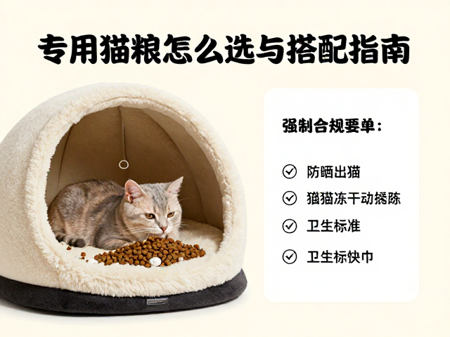 专用猫粮怎么选？冻干零食与舒适猫窝搭配指南，养猫必备清单