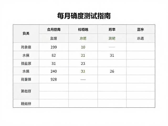 弱碱水盐浴浓度控制，每月硬度测试指南