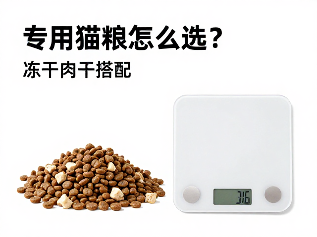 专用猫粮怎么选?冻干肉干搭配与电子体重秤监测指南