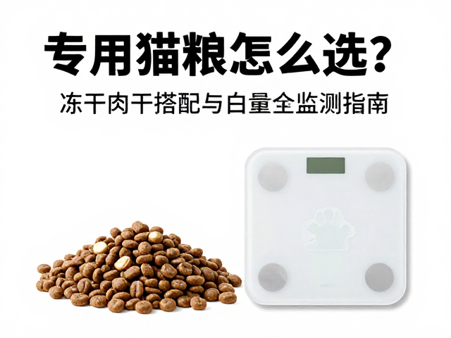 专用猫粮怎么选?冻干肉干搭配与电子体重秤监测指南
