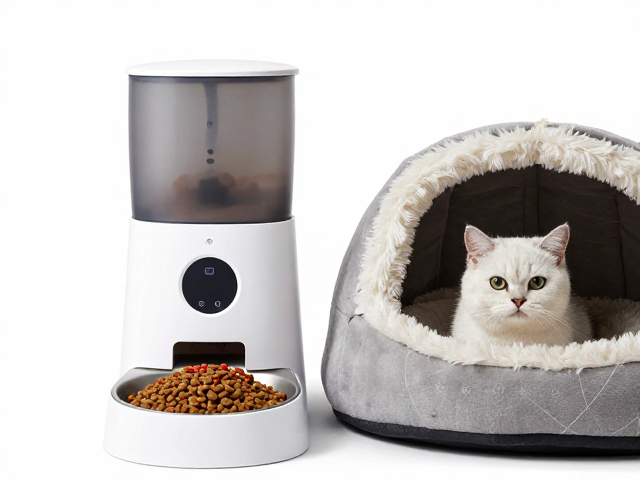 智能定时喂食器怎么选?搭配专用猫粮与舒适猫窝,打造科学养宠生活