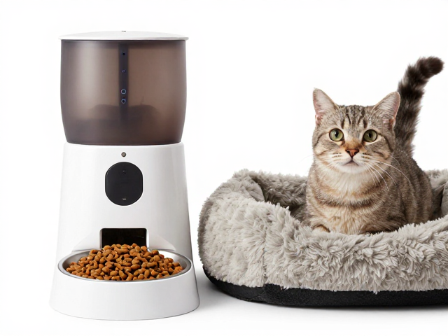 智能定时喂食器怎么选?搭配专用猫粮与舒适猫窝,打造科学养宠生活