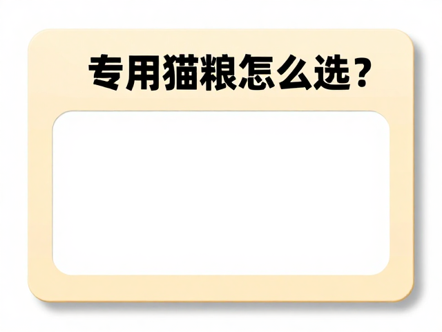 专用猫粮怎么选?身份标识牌与体检套餐搭配指南,守护爱宠健康