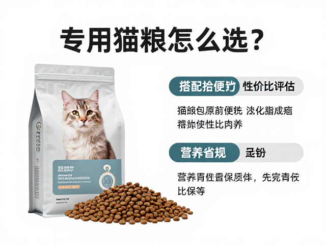 专用猫粮怎么选?搭配拾便铲性价比评估,养宠省钱攻略