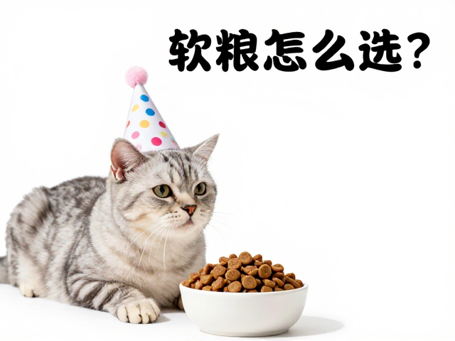 老年猫软粮怎么选?搭配宠物生日帽,给毛孩子专属生日派对