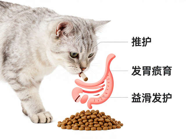 老年猫特殊护理,专用猫粮搭配宠物益生菌,守护银发猫健康