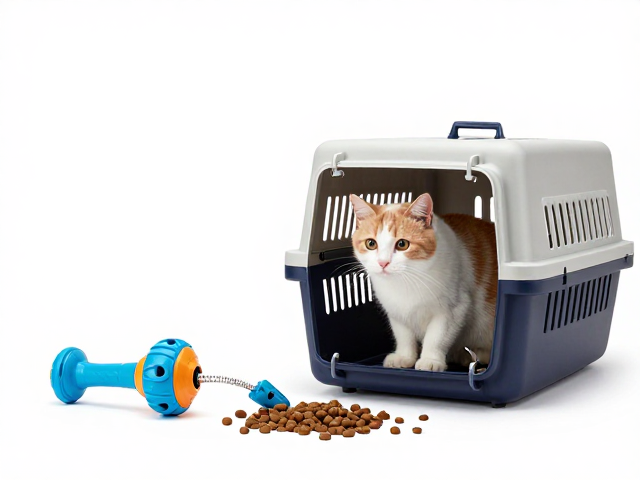 专用猫粮搭配电动玩具与猫包外出箱，打造科学养宠新体验