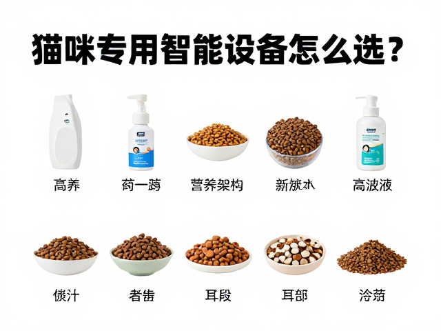 猫咪专用智能设备怎么选？搭配专用猫粮与耳部清洁液的科学养猫指南