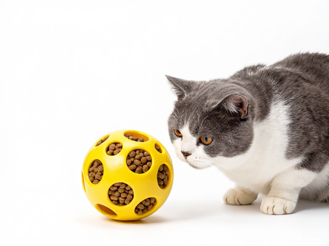 胖猫瘦猫怎么选专用猫粮?搭配漏食球防暴食,科学喂养指南