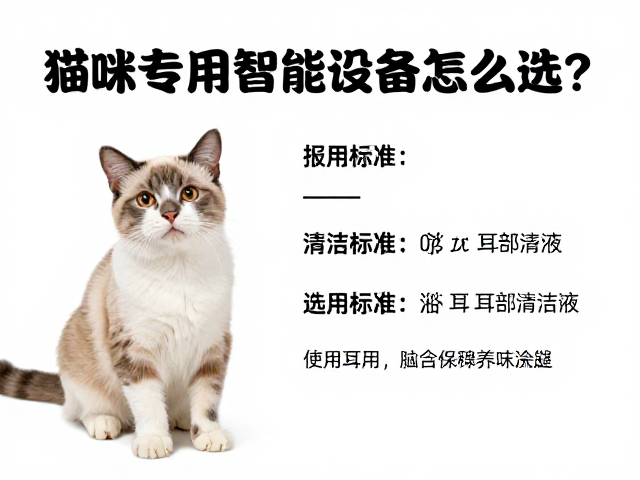 猫咪专用智能设备怎么选？搭配专用猫粮与耳部清洁液的科学养猫指南