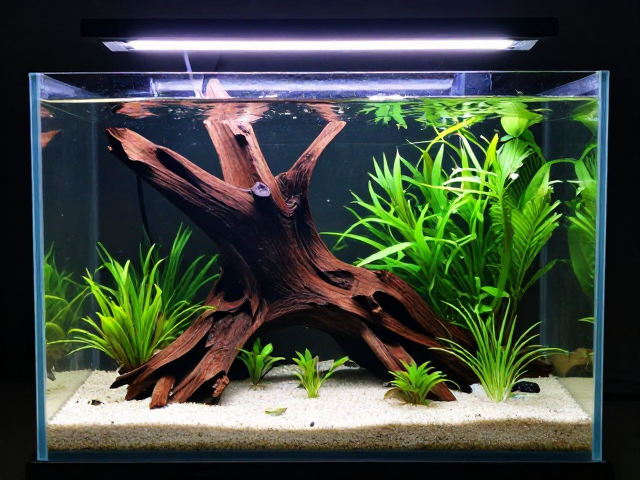 裸缸搭配沉木造酸水，植物生长灯助力水草爆缸攻略