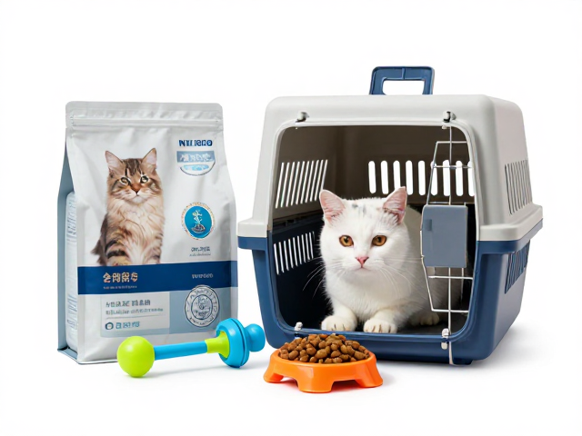 专用猫粮搭配电动玩具与猫包外出箱,打造科学养宠新体验