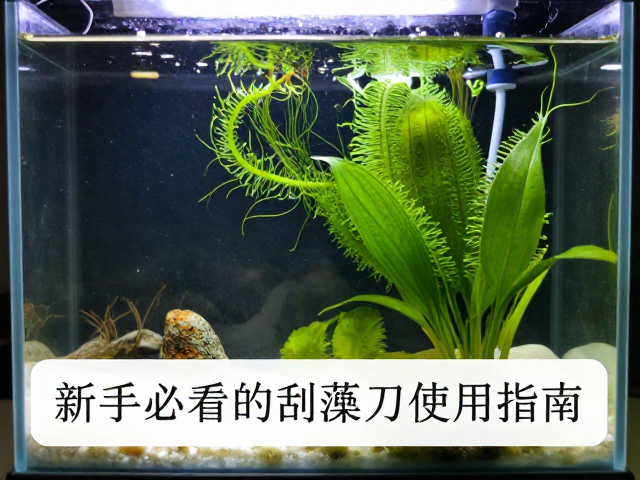 裸缸怎么刮藻？温差平衡防鱼病，新手必看的刮藻刀使用指南