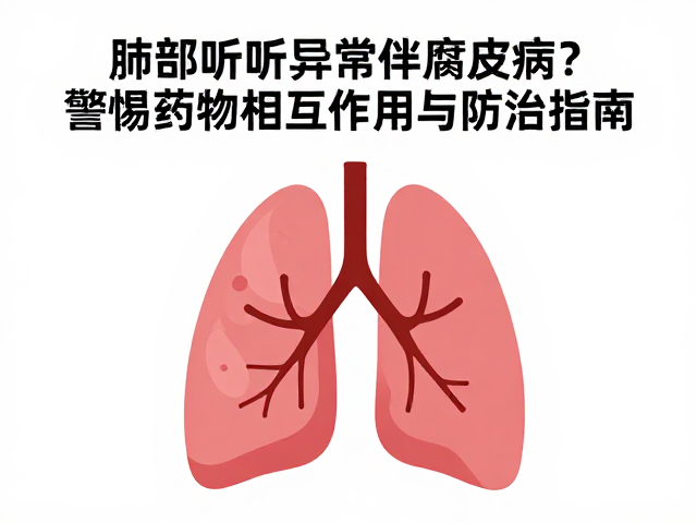 肺部听诊异常伴腐皮病?警惕药物相互作用与防治指南