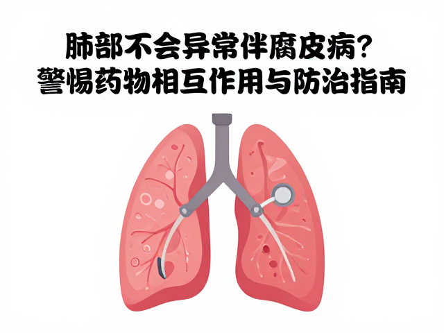 肺部听诊异常伴腐皮病?警惕药物相互作用与防治指南