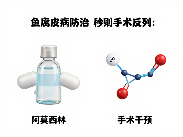 鱼腐皮病防治,阿莫西林与手术干预的疗效对比