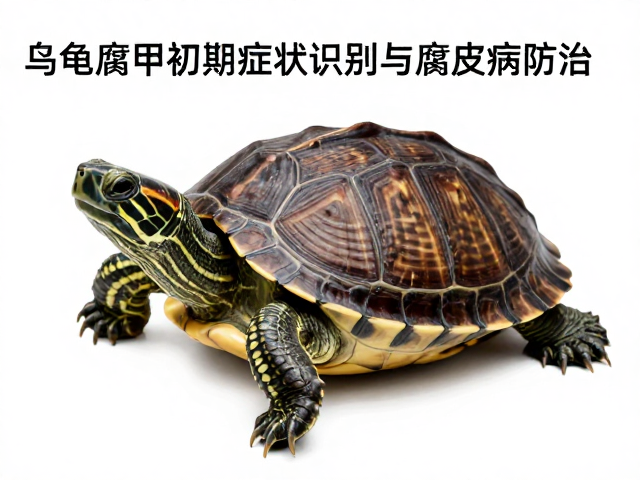 乌龟腐甲初期症状识别与腐皮病防治,甲壳修补固定全攻略