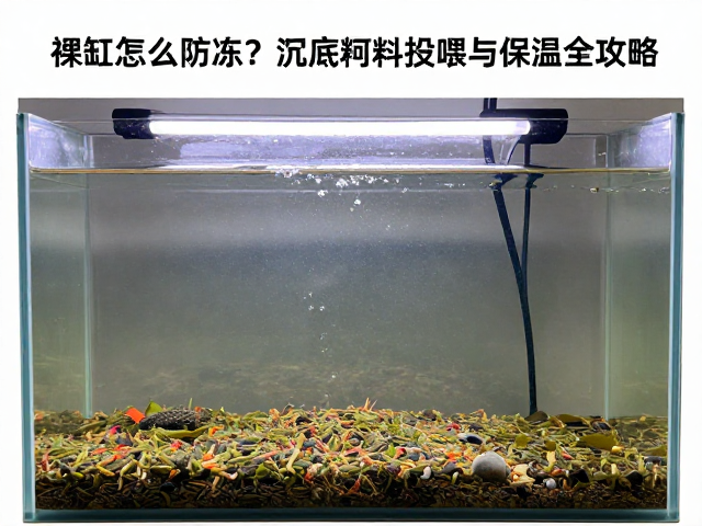 鱼缸裸缸怎么防冻？沉底饲料投喂与保温全攻略